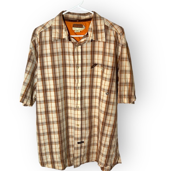 Ecko Unlimited Men’s Plaid Short Sleeve Classic Material Button Down Shirt Sz XL - Picture 2 of 10